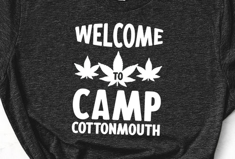 Adult Humor Camping SVG: Welcome to Camp Cottonmouth SVG Crafting After Dark 