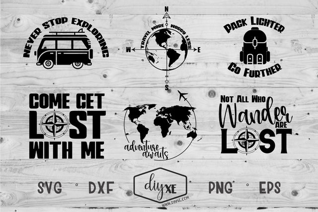 Adventure Awaits Bundle SVG DIYxe Designs
