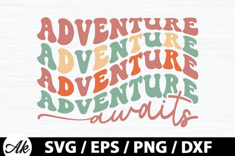 Adventure awaits Retro SVG SVG akazaddesign 