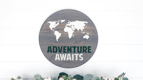 Adventure Awaits Sign SVG So Fontsy Design Shop 