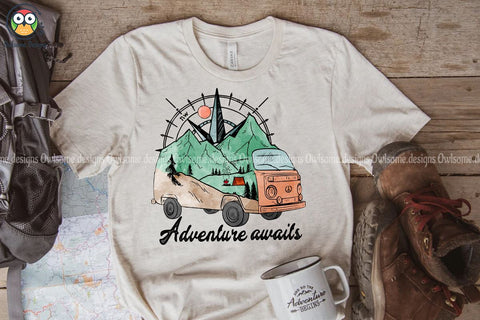 Adventure awaits Sublimation Design Sublimation LAM HOANG THUY 