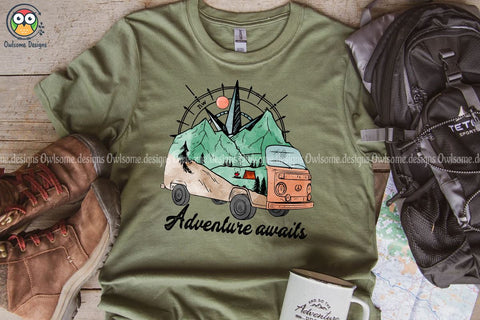 Adventure awaits Sublimation Design Sublimation LAM HOANG THUY 