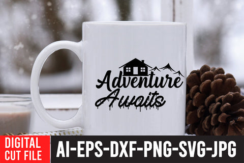 Adventure Awaits SVG Cut File SVG BlackCatsMedia 