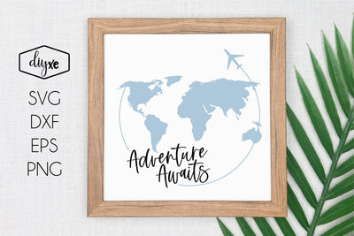 Adventure Awaits SVG DIYxe Designs 