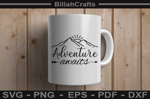 Adventure Awaits SVG File SVG BillahCrafts 