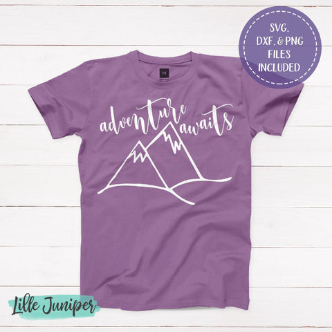 Adventure Awaits SVG | Outdoor SVG | Camping SVG SVG LilleJuniper 