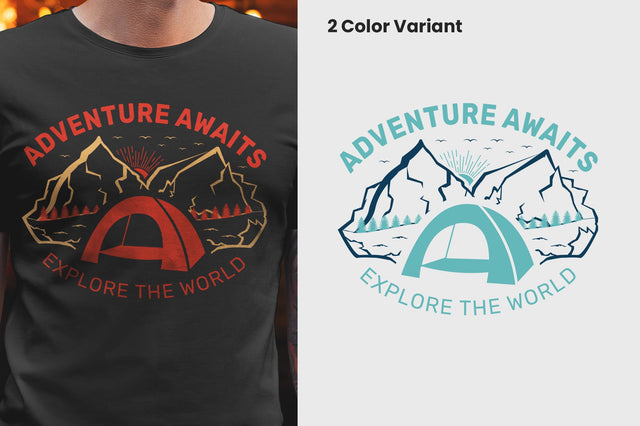 Adventure Awaits SVG T-shirt Design SVG futivesvg 