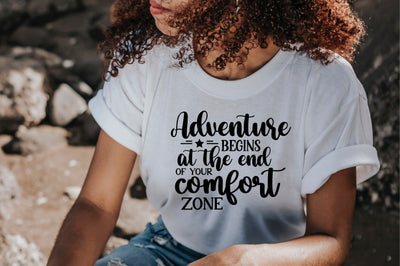 Adventure begins at the end of your comfort zone SVG orpitasn 