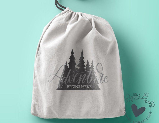 Adventure Begins Here | Camping SVG | Camping SVG File SVG So Fontsy Design Shop 