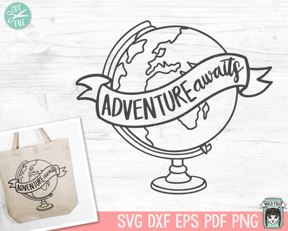 Adventure Globe SVG Cut File SVG Wild Pilot 