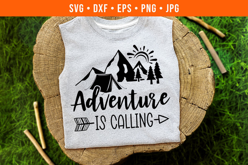 Adventure Is Calling Camping SVG SVG Hippo Creations 