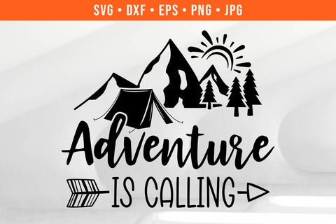 Adventure Is Calling Camping SVG SVG Hippo Creations 