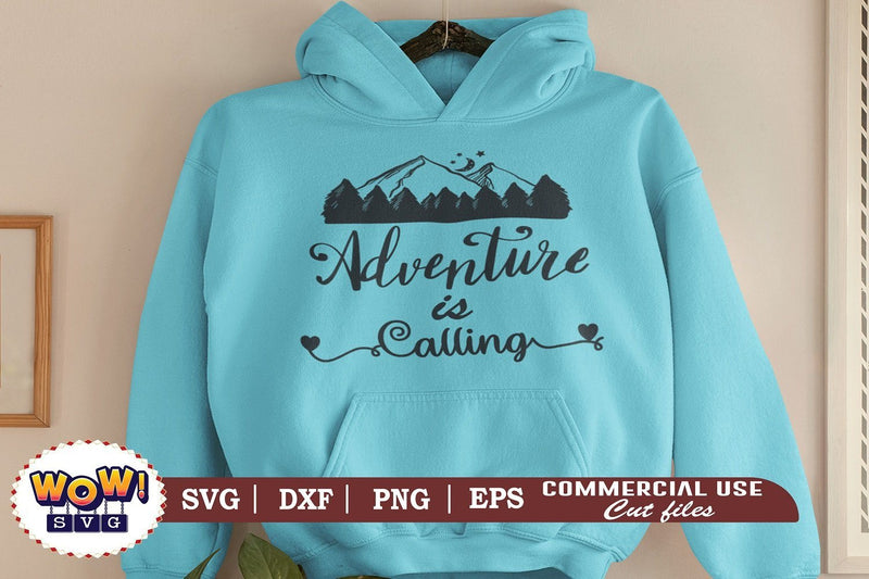 Adventure is calling svg, Camping svg, RV svg, Dxf, Png SVG Wowsvgstudio 