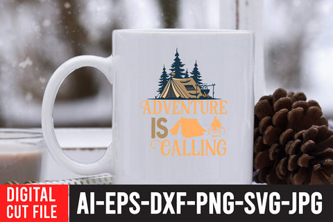 Adventure is Calling SVG Cut File SVG BlackCatsMedia 