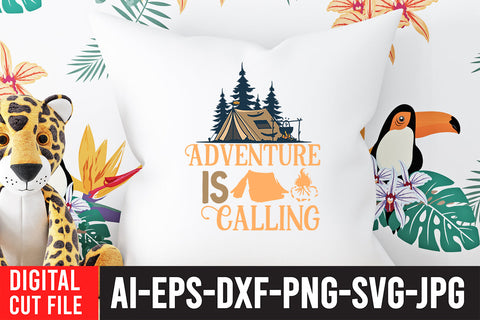Adventure is Calling SVG Cut File SVG BlackCatsMedia 