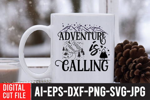 Adventure is Calling SVG Cut File SVG BlackCatsMedia 