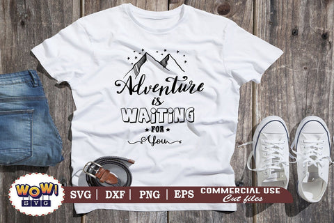 Adventure is waiting for you svg, Camping svg, RV svg, Dxf, Png SVG Wowsvgstudio 