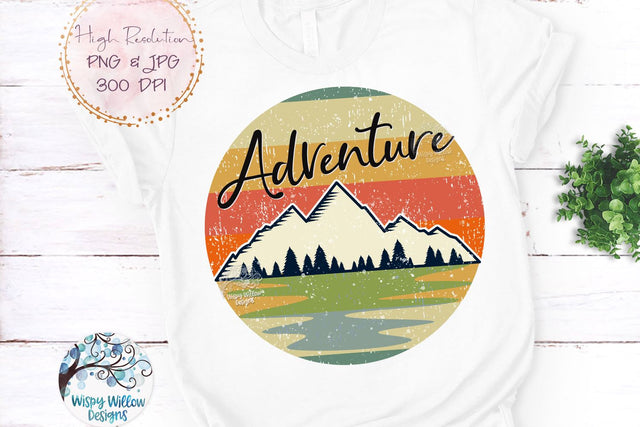 Adventure PNG Sublimation Wispy Willow Designs 