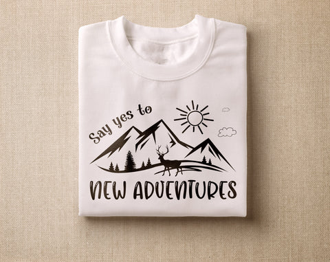 Adventure Quotes SVG Bundle, 6 Designs, Adventure Sayings SVG, Adventures Are The Best Way To Learn SVG, Best View Comes After The Hardest Climb SVG SVG HappyDesignStudio 
