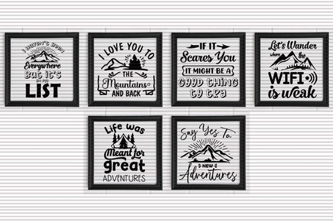 Adventure Quotes SVG Bundle SVG Paper Switch 