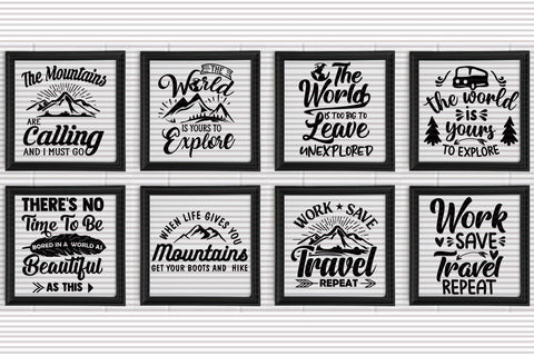 Adventure Quotes SVG Bundle SVG Paper Switch 