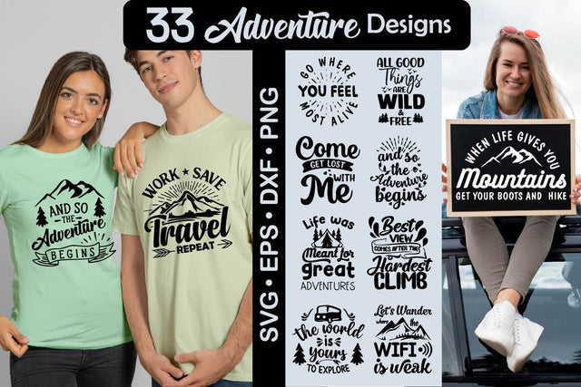 Adventure Quotes SVG Bundle SVG Paper Switch 