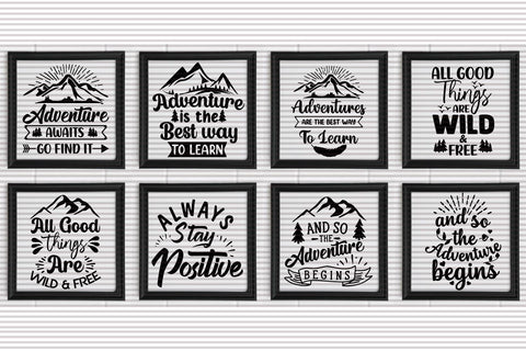 Adventure Quotes SVG Bundle SVG Paper Switch 