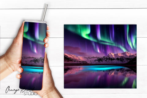 Adventure Sublimation Bundle Skinny Tumbler Sublimation OrangeBrushStudio 