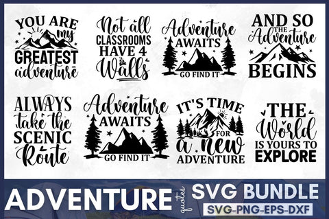Adventure SVG bundle, Camping SVG Bundle SVG DESIGNISTIC 