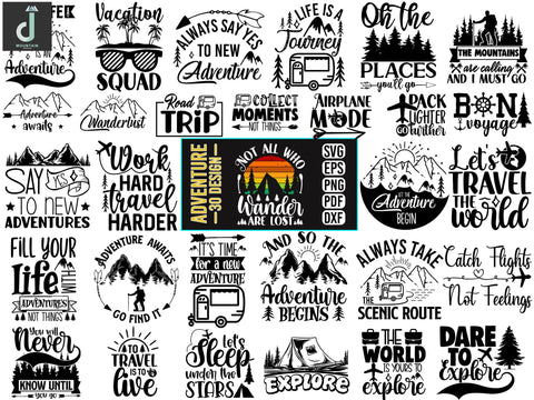 Adventure svg bundle design SVG Alihossainbd 