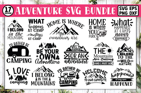 Adventure SVG Bundle SVG Ariyan 