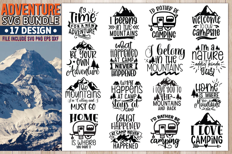 Adventure SVG Bundle SVG Ariyan 