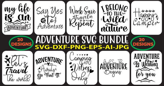 Adventure SVG Bundle SVG Syaman 