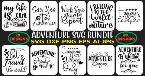 Adventure SVG Bundle SVG Syaman 