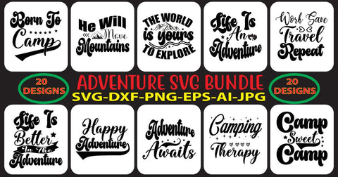 Adventure SVG Bundle SVG Syaman 