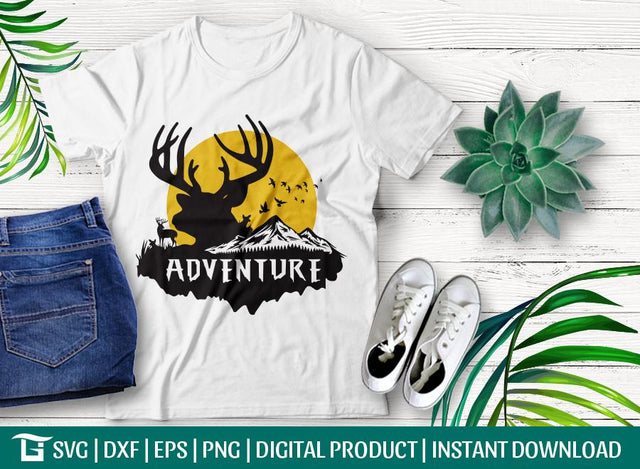 Adventure Svg Cut File, Great Outdoors Svg, Seek Adventure Svg, Wander Svg, Tshirt Design, SVG ETC Craft 