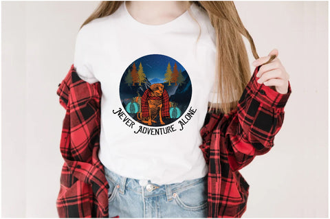 Adventure with Dog Fall Sublimation Sublimation Jagonath Roy 