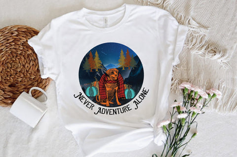 Adventure with Dog Fall Sublimation Sublimation Jagonath Roy 