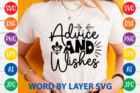 Advice And Wishes, Wedding SVG Cut File SVG Rafiqul20606 