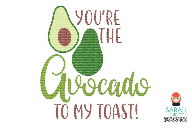Advocado Toast SVG Sarah Hurley 