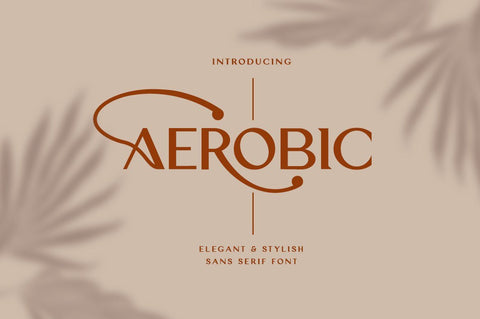 Aerobic Font Wildan Type 