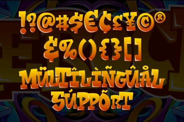 Aerock – Layered Graffiti Style Font Garisman Studio 