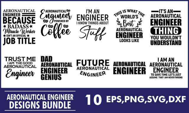 Aeronautical Engineering SVG Designs Bundle SVG PatternFeed8 