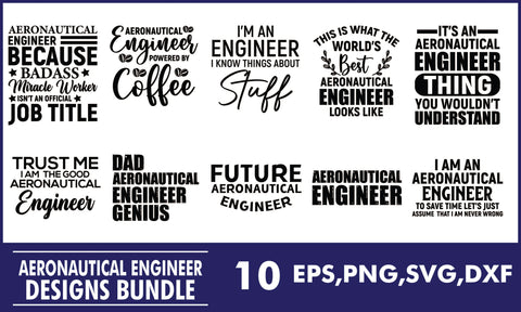 Aeronautical Engineering SVG Designs Bundle SVG PatternFeed8 