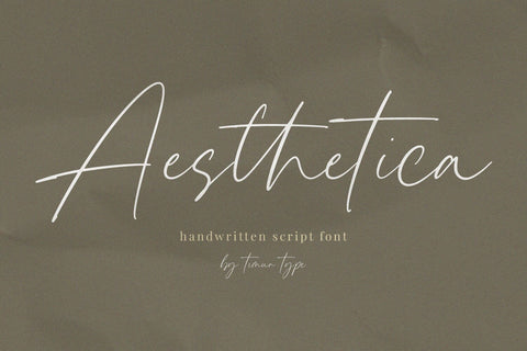 Aesthetica Font Timur type 