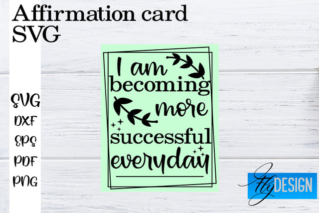 Affirmation Cards SVG | Positive Affirmation SVG SVG Fly Design 