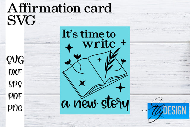 Affirmation Cards SVG | Positive Affirmation SVG SVG Fly Design 