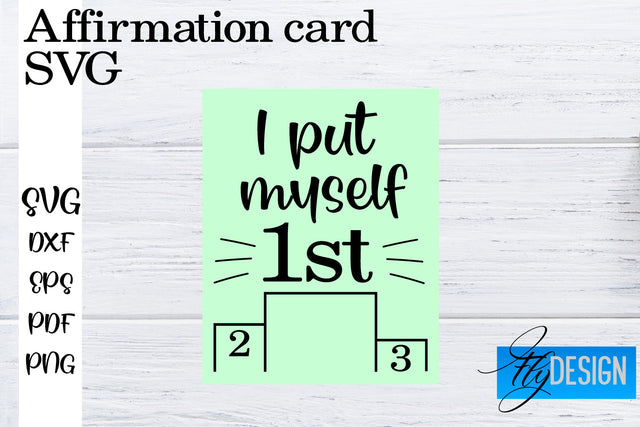 Affirmation Cards SVG | Positive Affirmation SVG SVG Fly Design 