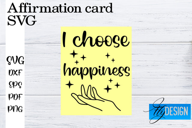 Affirmation Cards SVG | Positive Affirmation SVG SVG Fly Design 