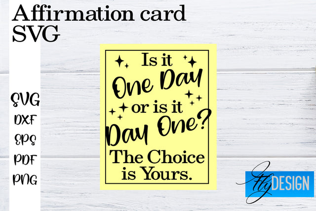 Affirmation Cards SVG | Positive Affirmation SVG SVG Fly Design 